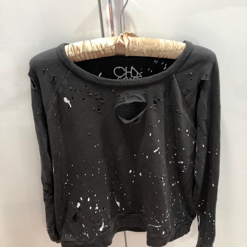 Chaser splatter painted long sleeve shitt